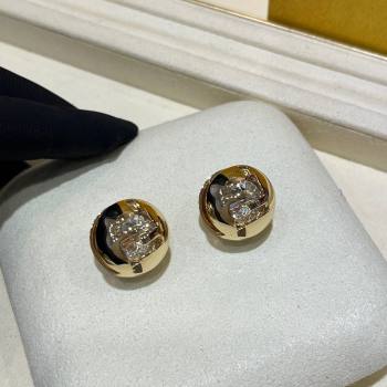 Fendi Sphera Earrings F10309 Gold 2025 (YF-25110309)