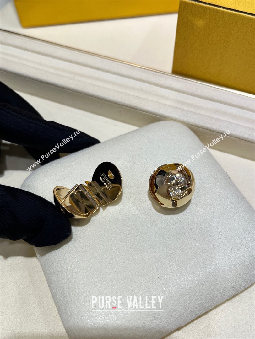 Fendi Sphera Earrings F10309 Gold 2025 (YF-25110309)