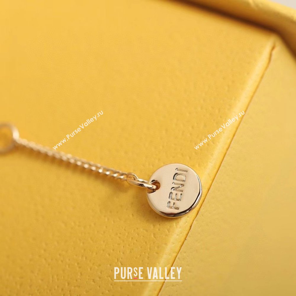 Fendi Sphera Necklace F110310 Gold 2025 (YF-25110310)