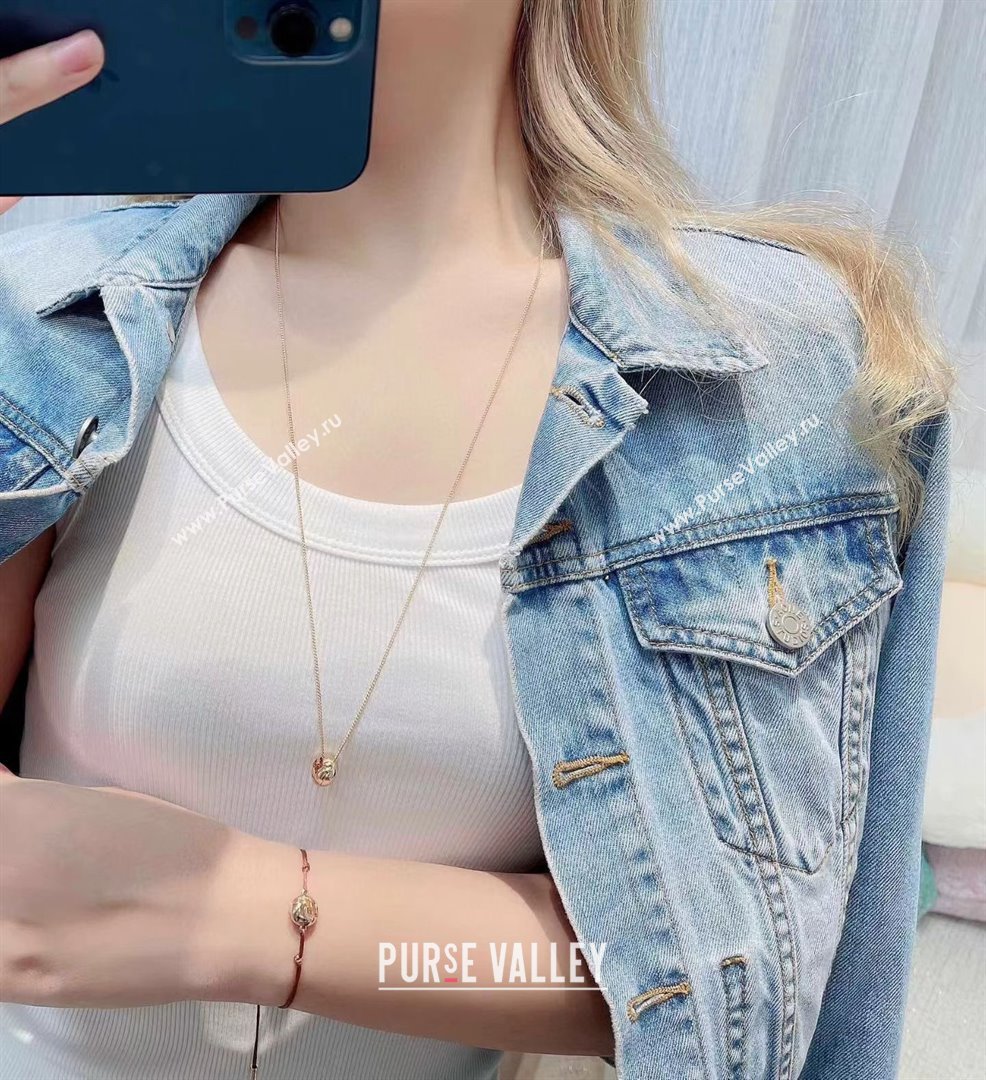 Fendi Sphera Necklace F110310 Gold 2025 (YF-25110310)