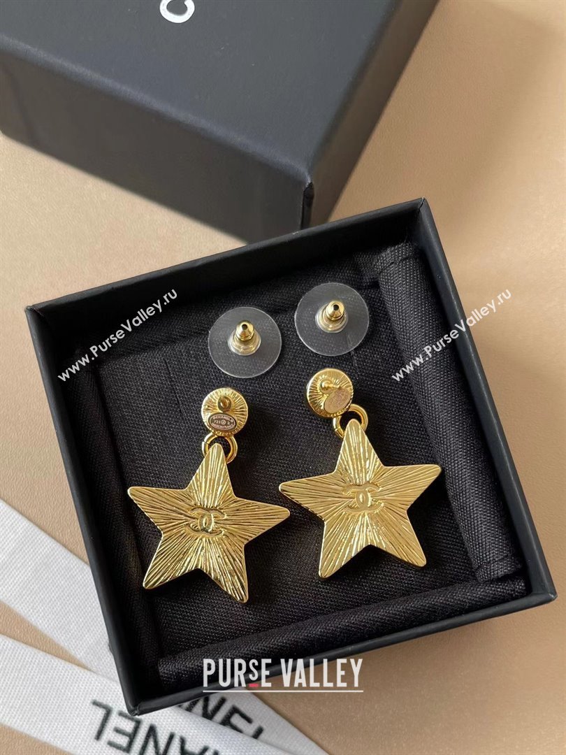 Chanel Star Earrings CH103113 Black 2025 (YF-25103113)