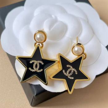 Chanel Star Earrings CH103113 Black 2025 (YF-25103113)