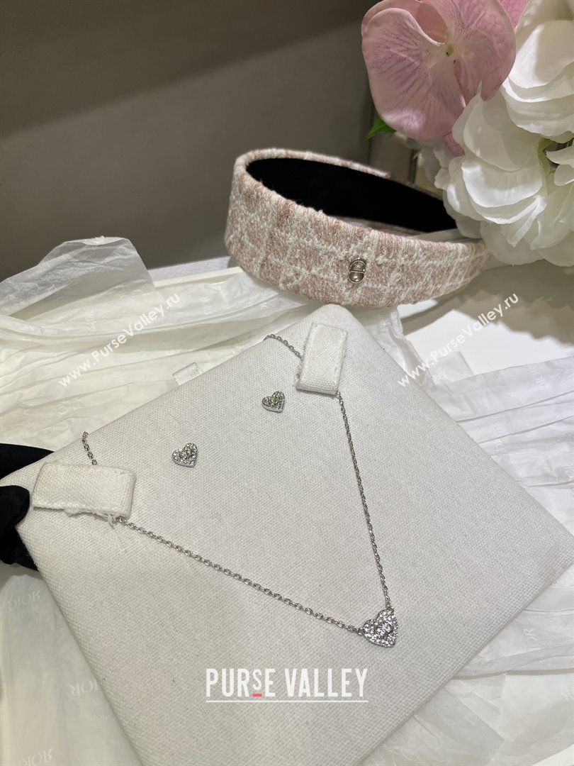 Dior Heart CD Earrings D110327 Silver 2025 (YF-25110327)