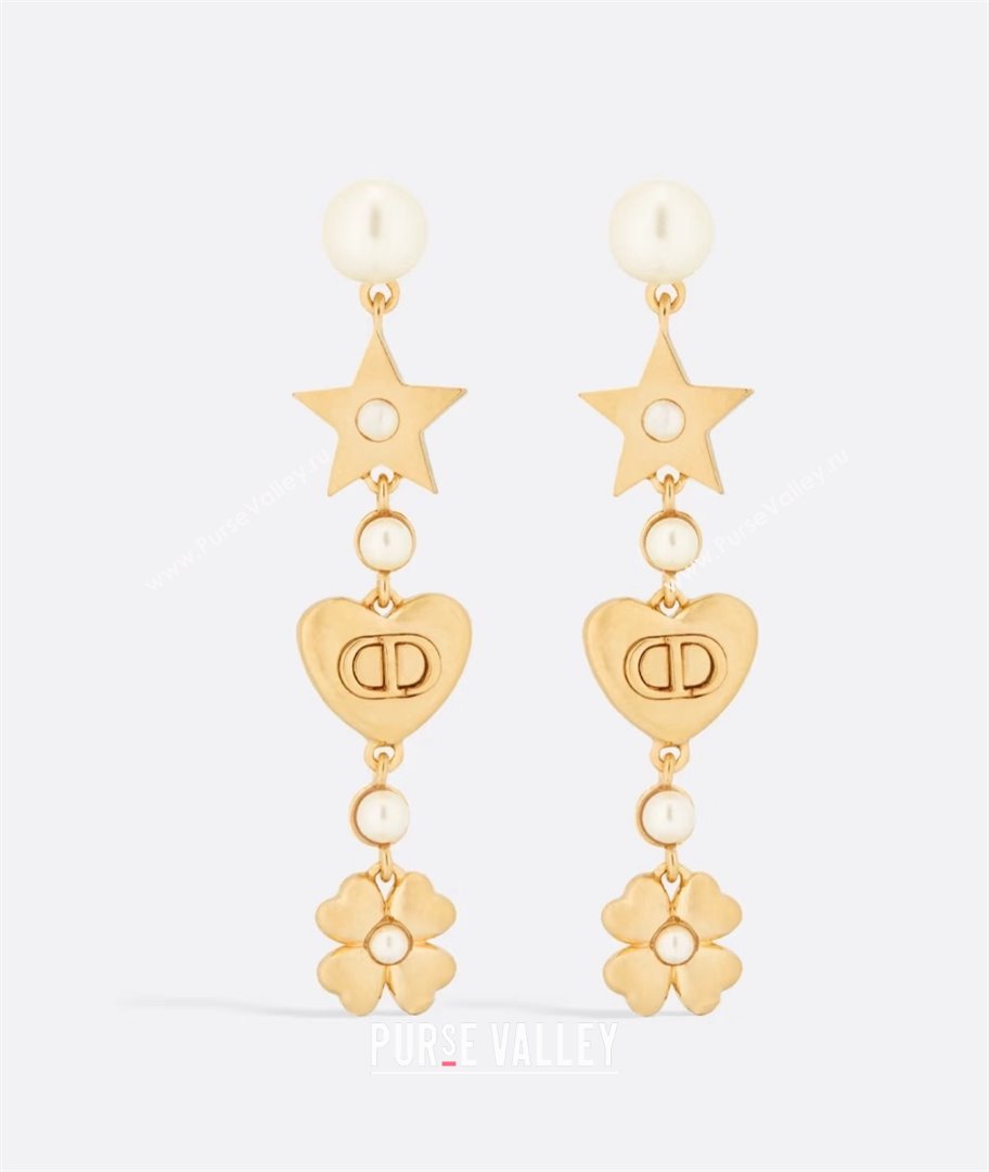Dior CD Earrings D110328 Gold 2025 (YF-25110328)