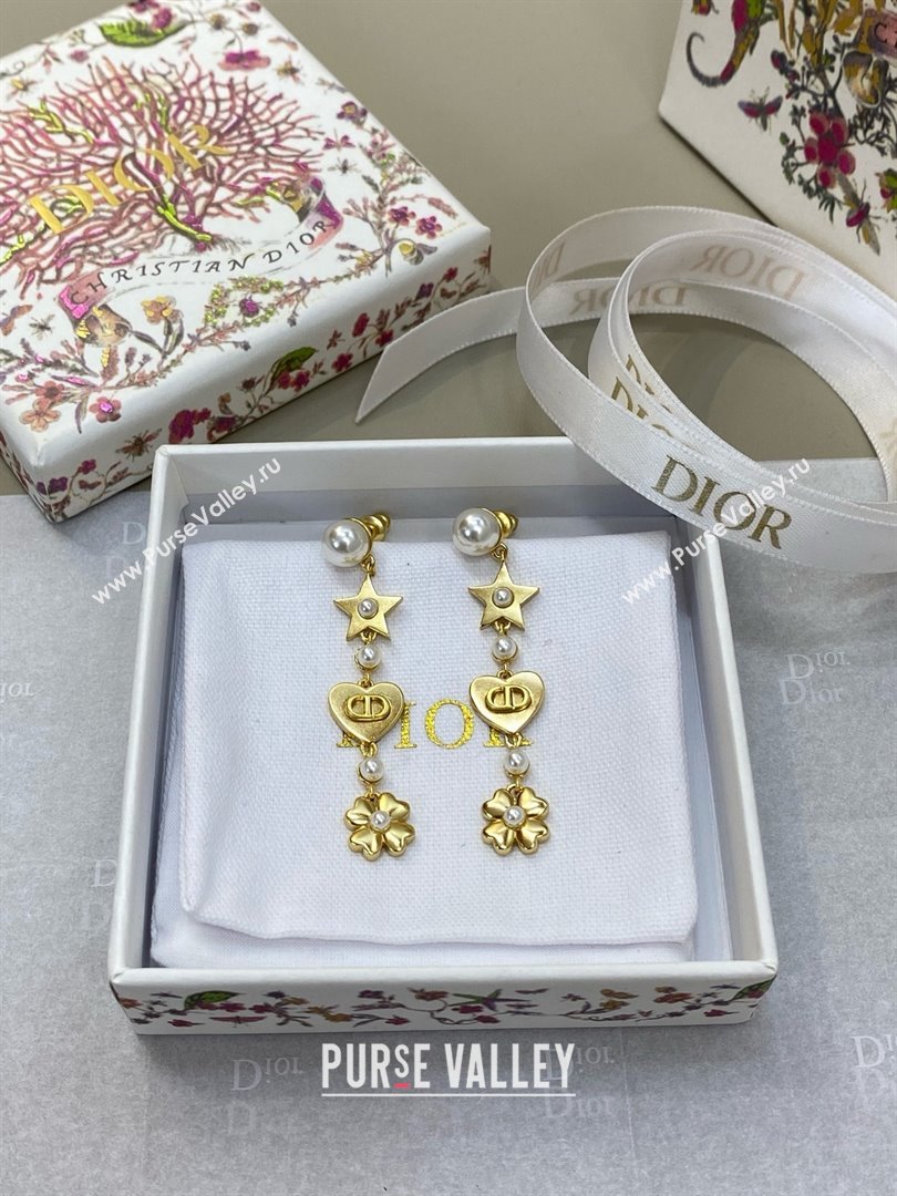 Dior CD Earrings D110328 Gold 2025 (YF-25110328)