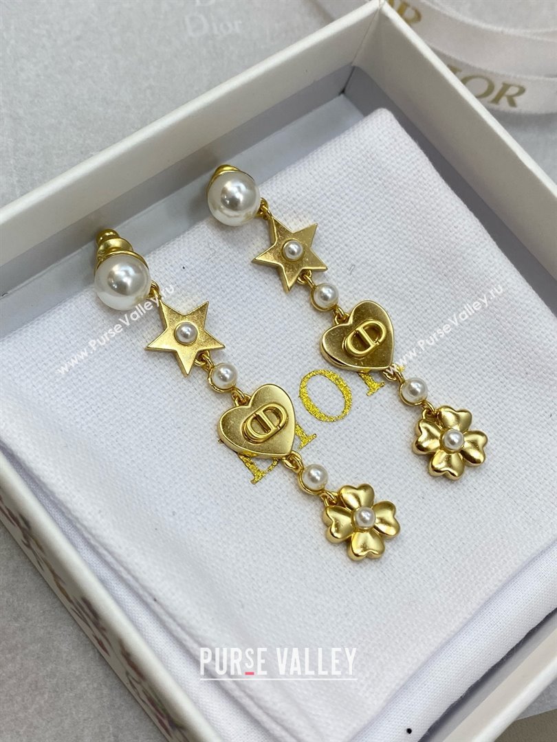Dior CD Earrings D110328 Gold 2025 (YF-25110328)
