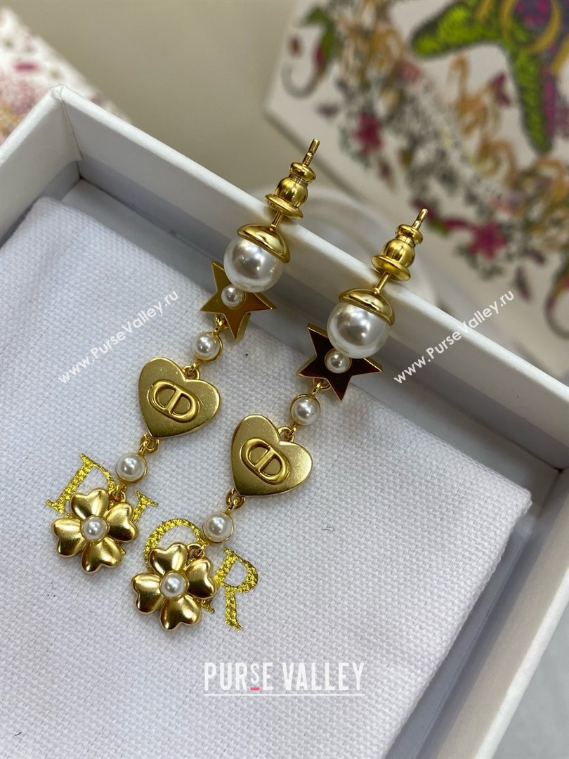 Dior CD Earrings D110328 Gold 2025 (YF-25110328)