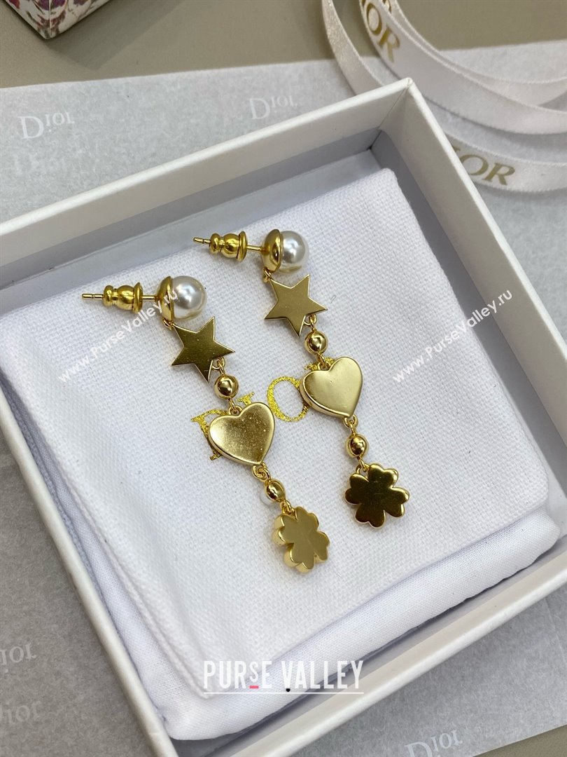 Dior CD Earrings D110328 Gold 2025 (YF-25110328)