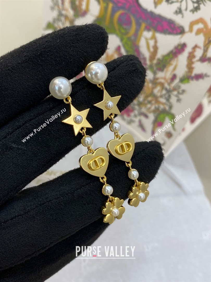 Dior CD Earrings D110328 Gold 2025 (YF-25110328)