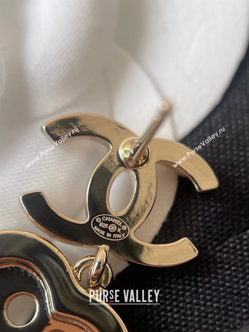 Chanel Heart Button Pendant Earrings CH103115 Gold 2025 (YF-25103115)