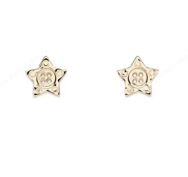 Chanel Star Button Earrings CH103116 Gold 2025 (YF-25103116)