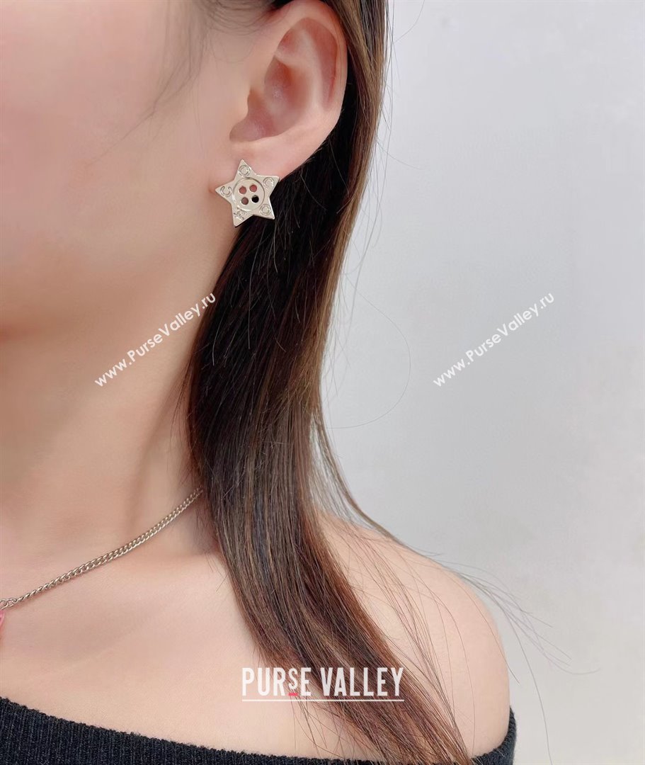 Chanel Star Button Earrings CH103116 Gold 2025 (YF-25103116)