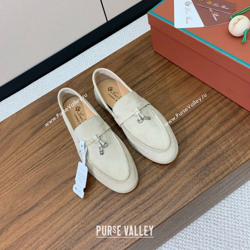 Loro Piana Summer Charms Walk Loafer in Suede LP110421 Apricot 2025 (HH-25110421)