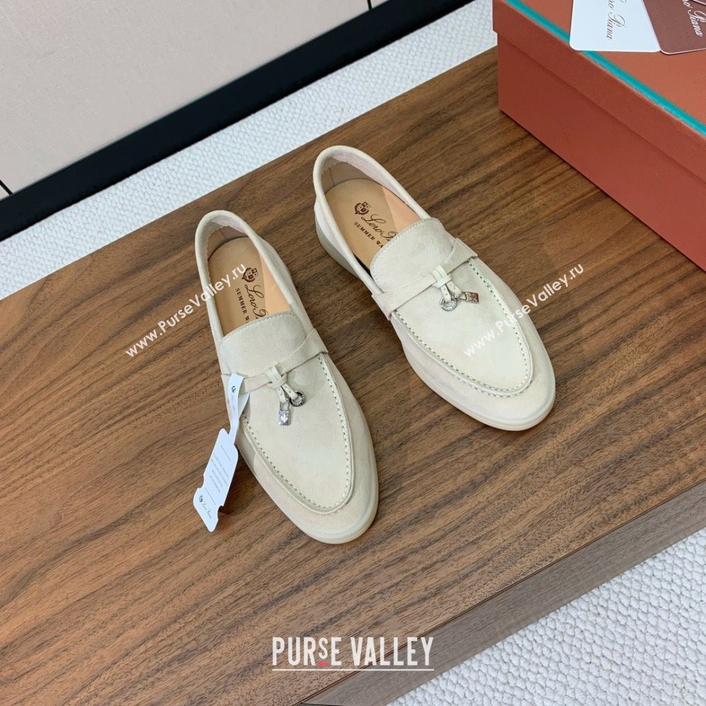 Loro Piana Summer Charms Walk Loafer in Suede LP110421 Apricot 2025 (HH-25110421)