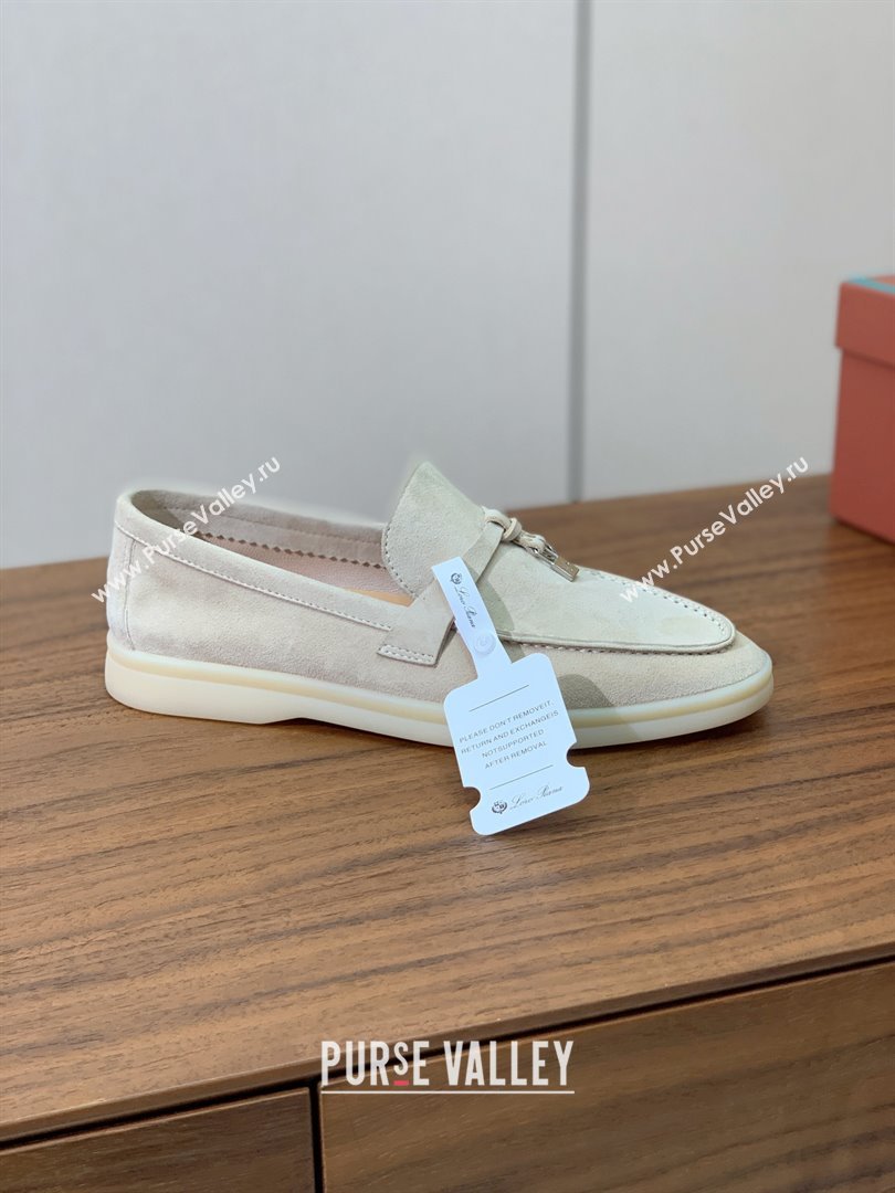 Loro Piana Summer Charms Walk Loafer in Suede LP110421 Apricot 2025 (HH-25110421)