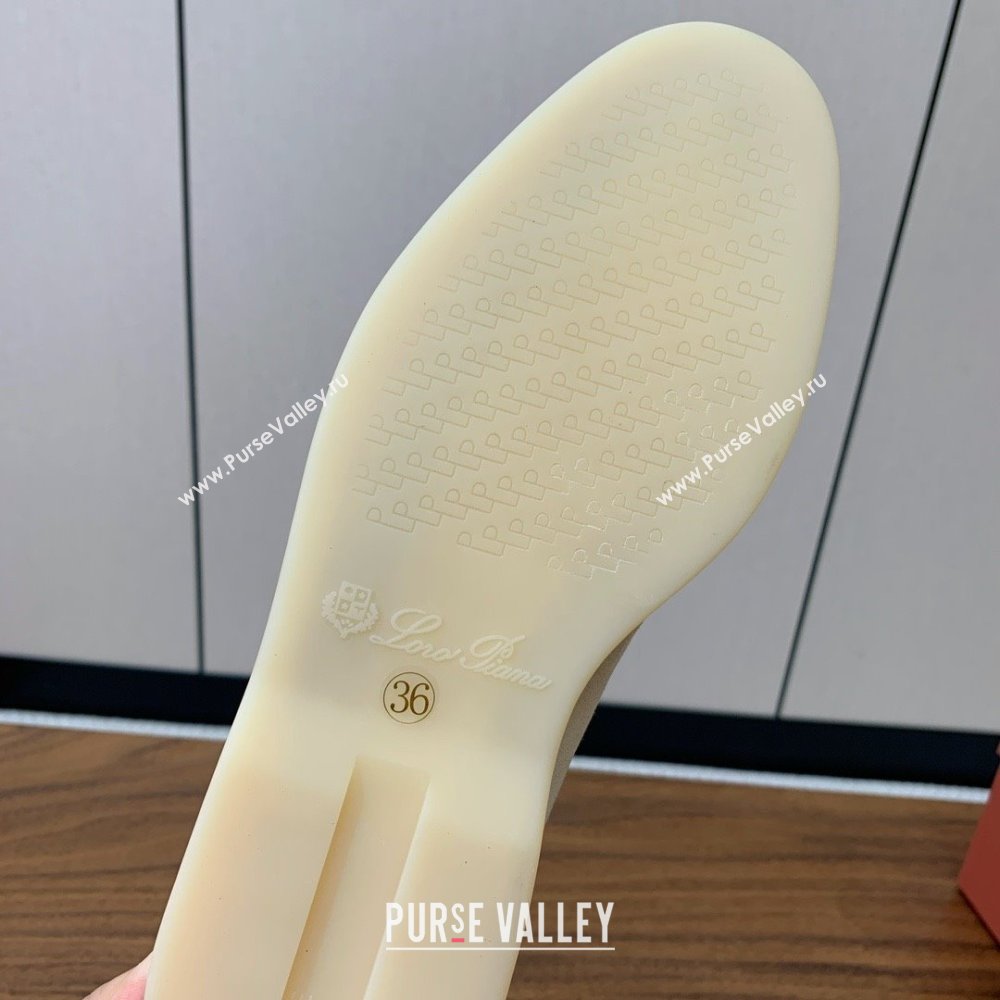 Loro Piana Summer Charms Walk Loafer in Suede LP110421 Apricot 2025 (HH-25110421)