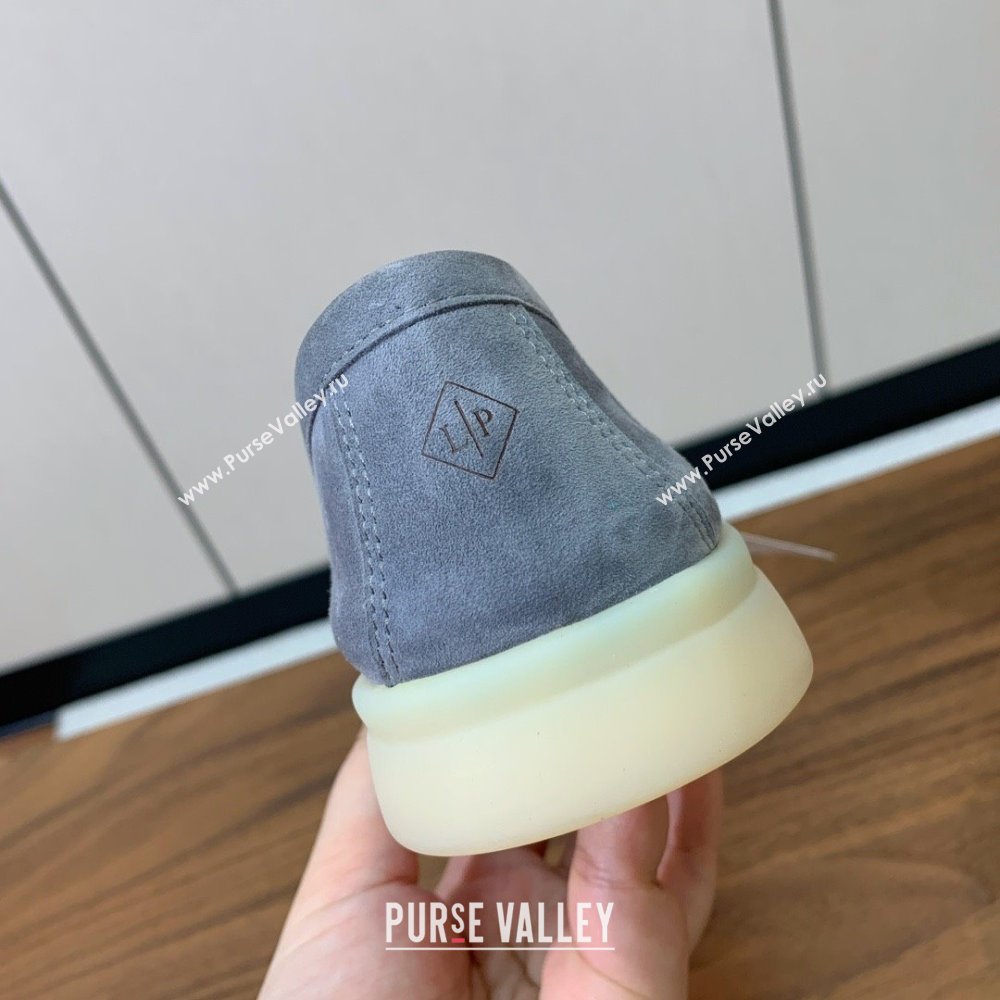 Loro Piana Summer Charms Walk Loafer in Suede LP110420 Grey 2025 (HH-25110420)