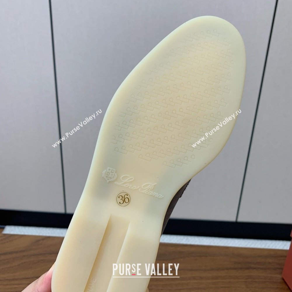 Loro Piana Summer Charms Walk Loafer in Suede LP110420 Grey 2025 (HH-25110420)