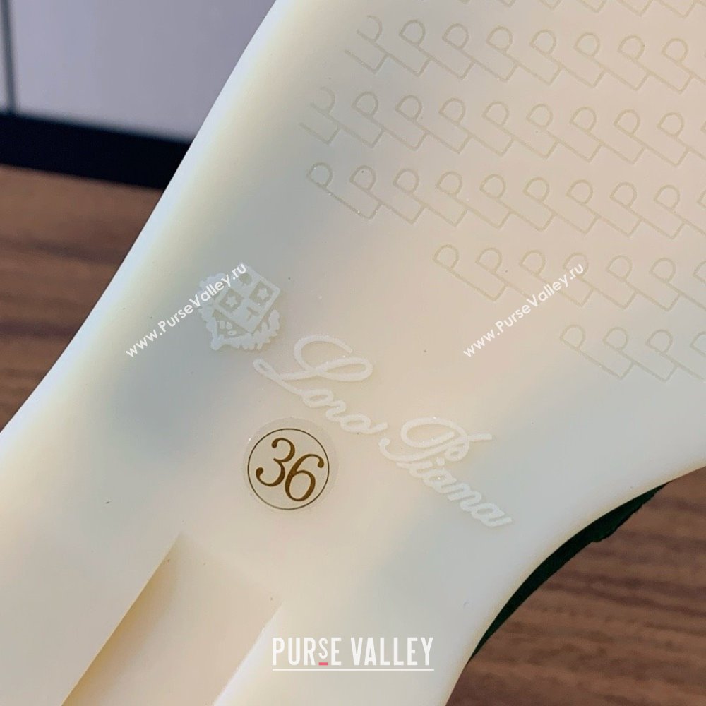 Loro Piana Summer Charms Walk Loafer in Suede LP110424 Green 2025 (HH-25110424)