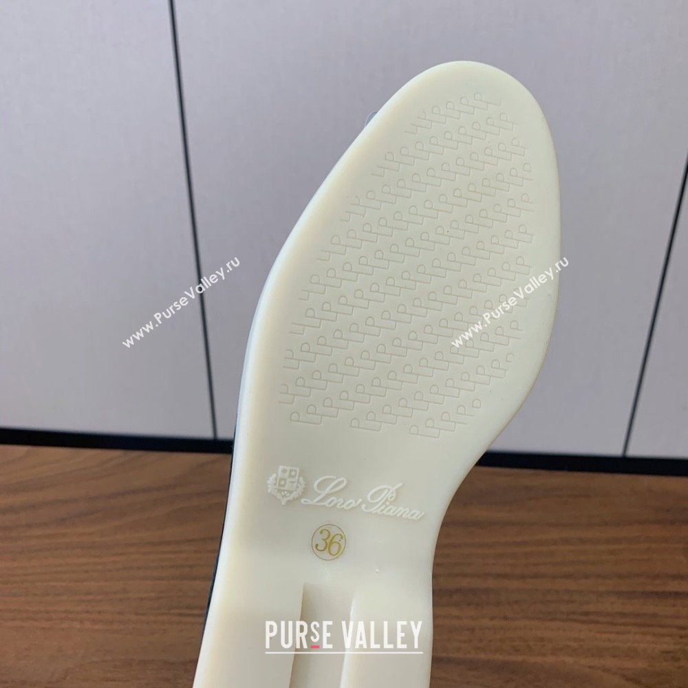 Loro Piana Summer Charms Walk Loafer in Suede LP110407 Green 2025 (HH-25110407)