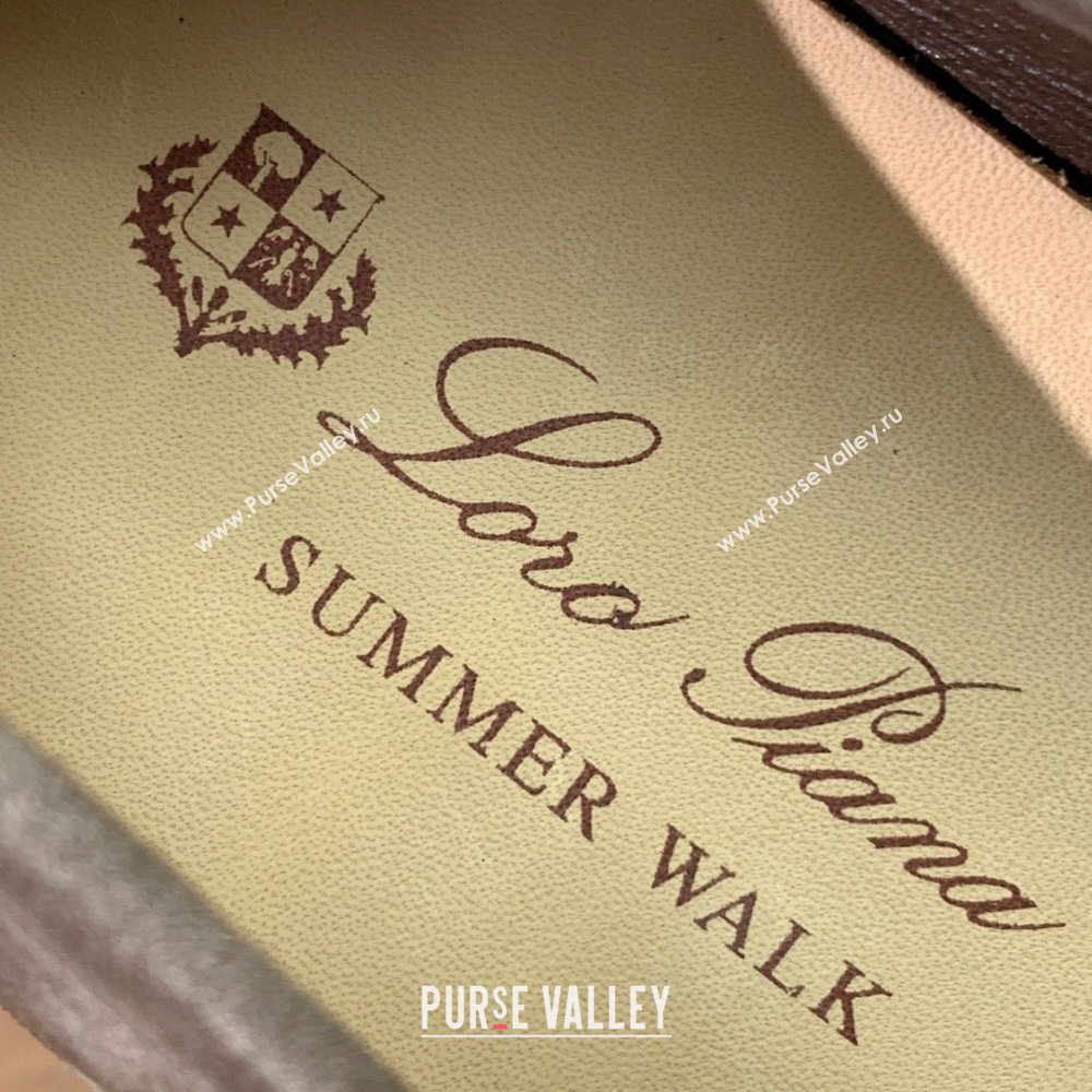 Loro Piana Summer Charms Walk Loafer in Suede LP110408 Grey 2025 (HH-25110408)