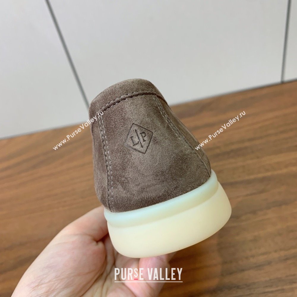 Loro Piana Summer Charms Walk Loafer in Suede LP110408 Grey 2025 (HH-25110408)