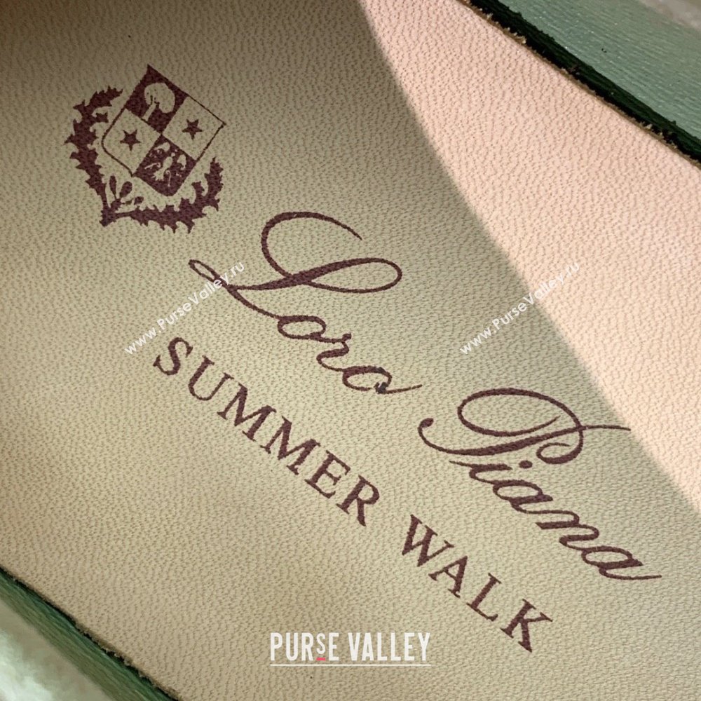 Loro Piana Summer Charms Walk Loafer in Suede LP110409 Light Green 2025 (HH-25110409)
