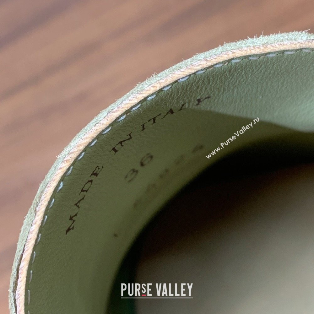 Loro Piana Summer Charms Walk Loafer in Suede LP110409 Light Green 2025 (HH-25110409)