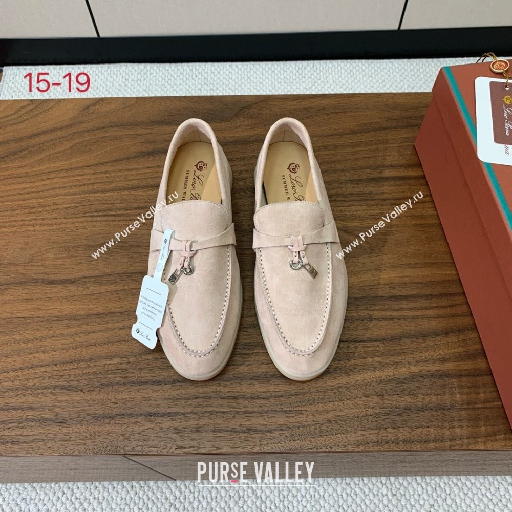 Loro Piana Summer Charms Walk Loafer in Suede LP110416 Beige 2025 (HH-25110416)