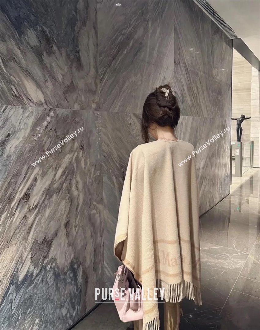 Max Mara Wool Cape M110520 Beige 2025 (O-25110520)