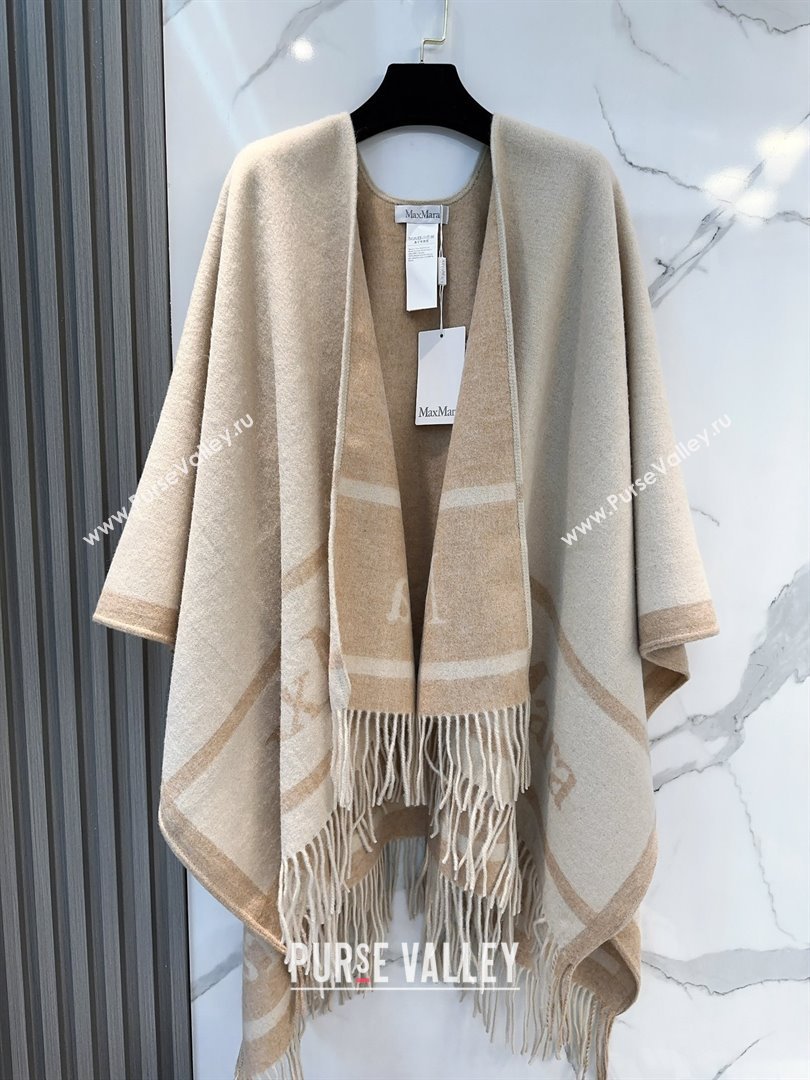 Max Mara Wool Cape M110520 Beige 2025 (O-25110520)