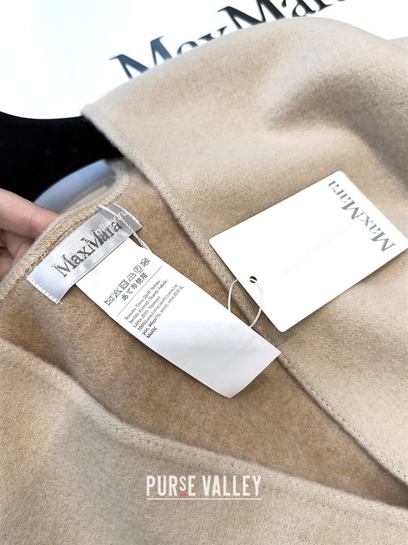 Max Mara Wool Cape M110520 Beige 2025 (O-25110520)