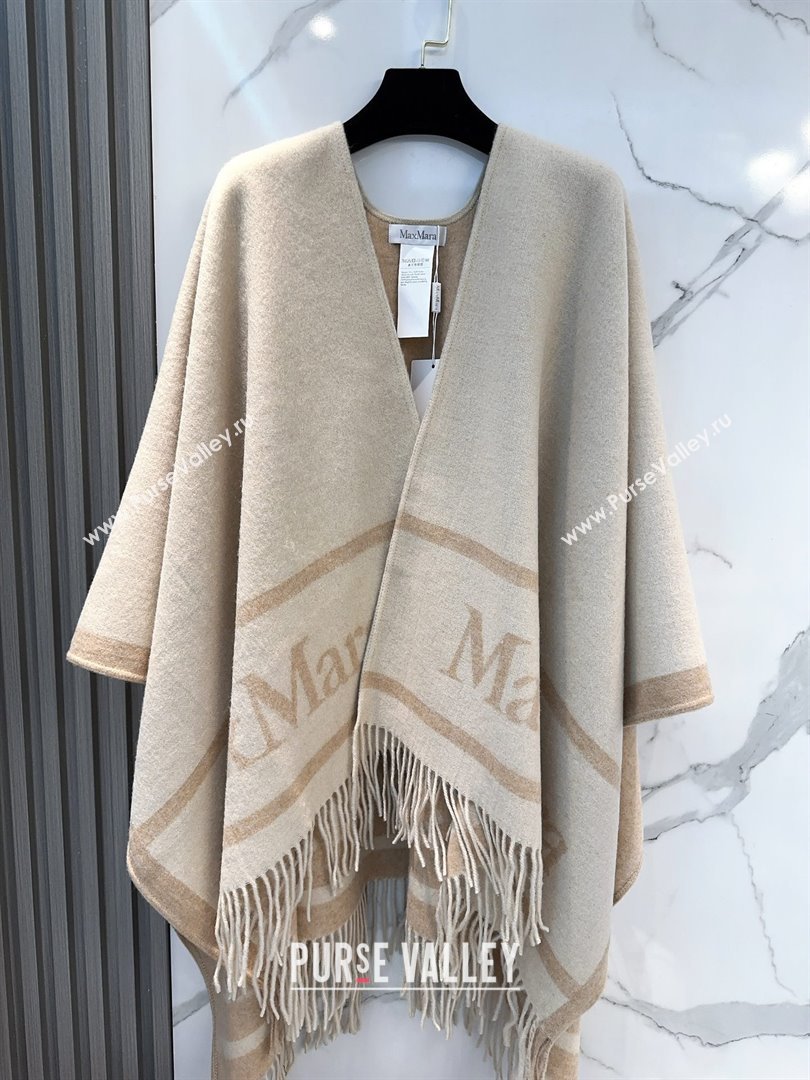 Max Mara Wool Cape M110520 Beige 2025 (O-25110520)