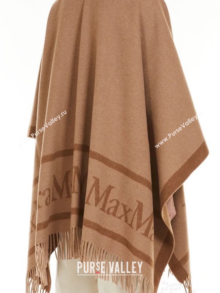 Max Mara Wool Cape M110521 Brown 2025 (O-25110521)