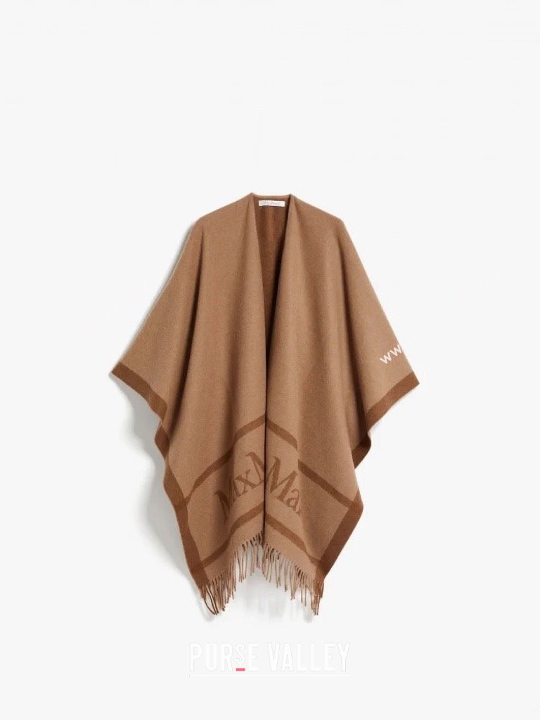 Max Mara Wool Cape M110521 Brown 2025 (O-25110521)
