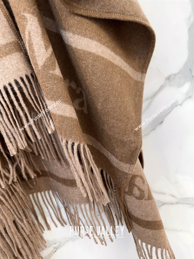 Max Mara Wool Cape M110521 Brown 2025 (O-25110521)