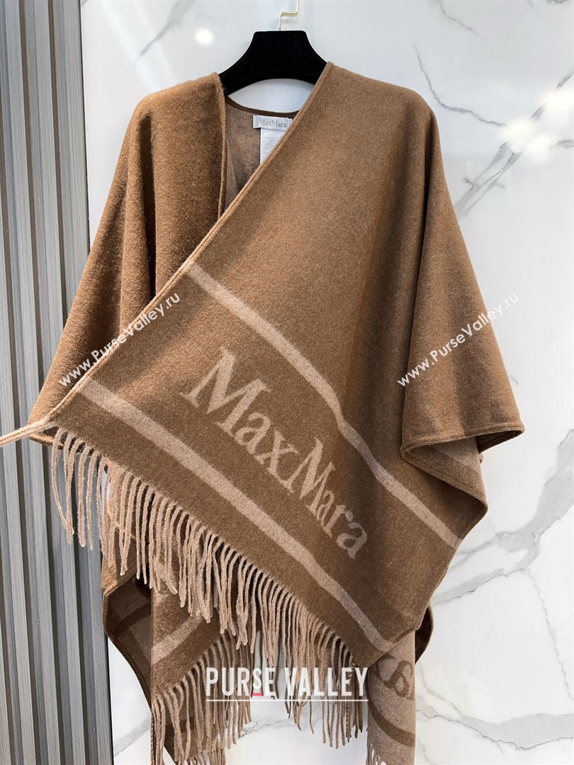 Max Mara Wool Cape M110521 Brown 2025 (O-25110521)