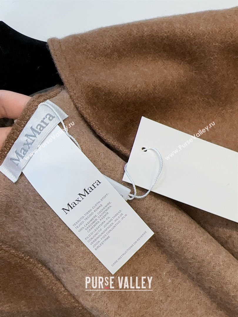 Max Mara Wool Cape M110521 Brown 2025 (O-25110521)