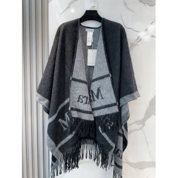 Max Mara Wool Cape M110522 Black 2025 (O-25110522)