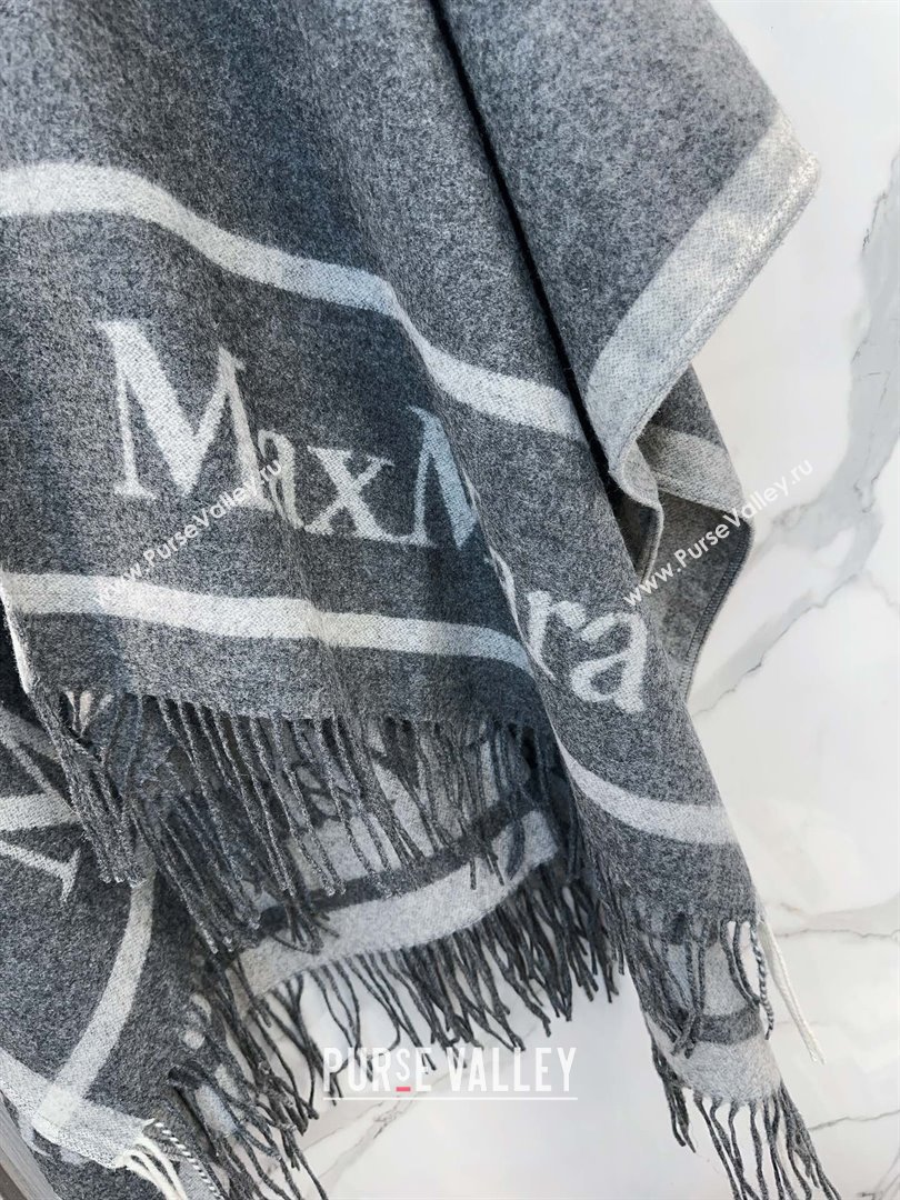 Max Mara Wool Cape M110523 Grey 2025 (O-25110523)