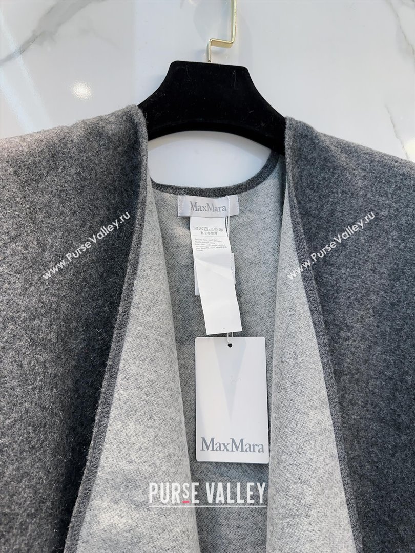 Max Mara Wool Cape M110523 Grey 2025 (O-25110523)