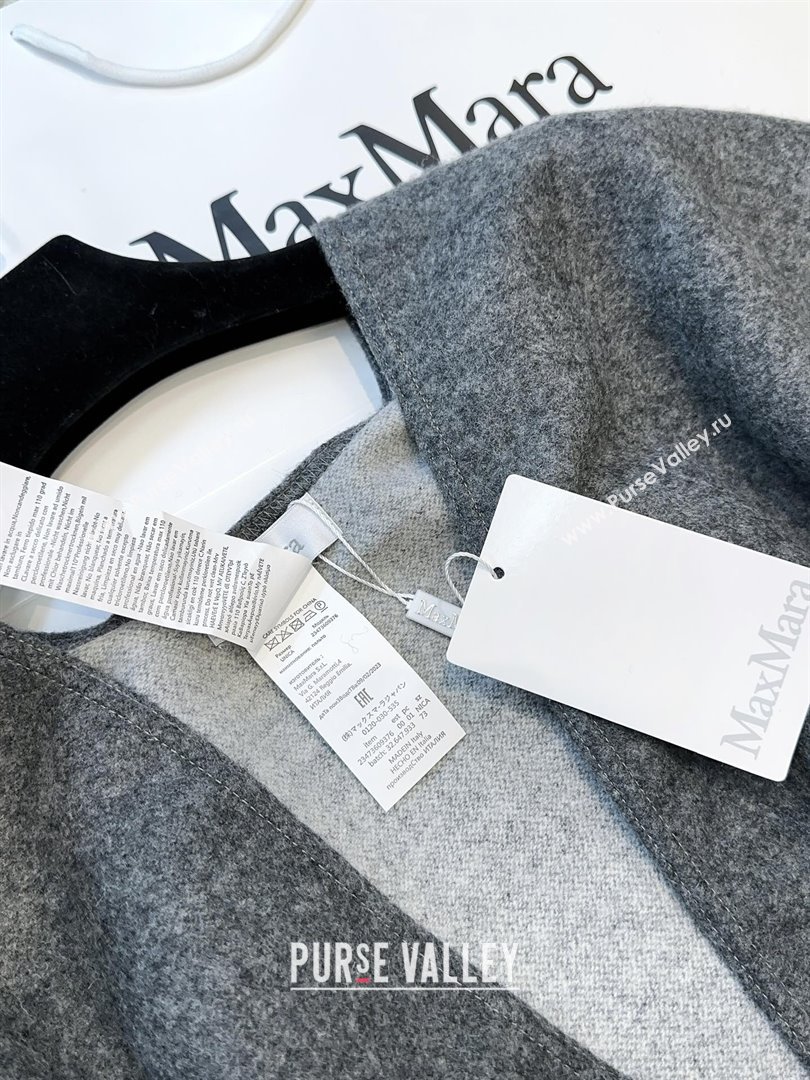 Max Mara Wool Cape M110523 Grey 2025 (O-25110523)