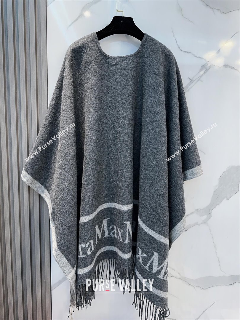 Max Mara Wool Cape M110523 Grey 2025 (O-25110523)