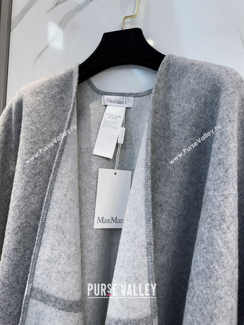 Max Mara Wool Cape M110523 Grey 2025 (O-25110523)