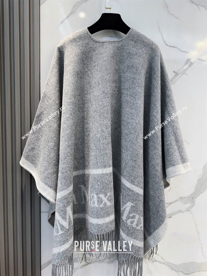 Max Mara Wool Cape M110523 Grey 2025 (O-25110523)