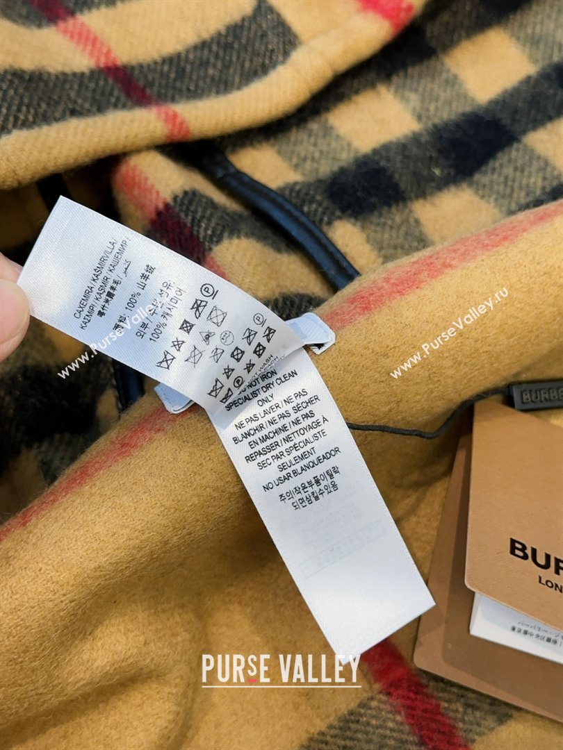 Burberry Cashmere Hooded Scarf B110601 2025 (O-25110601)