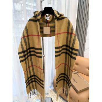 Burberry Cashmere Hooded Scarf B110601 2025 (O-25110601)
