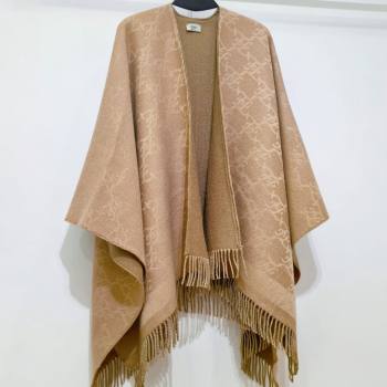 Fendi Wool Cashmere Cape F110719 Brown 2025 (A-25110719)