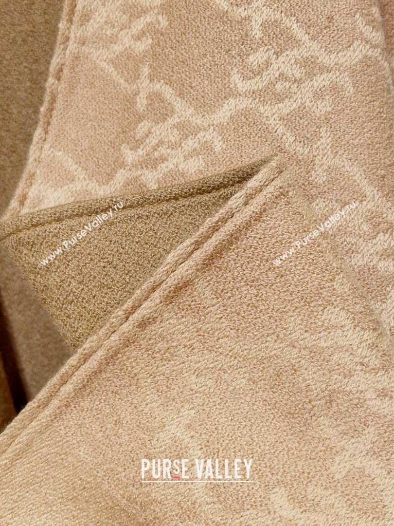 Fendi Wool Cashmere Cape F110719 Brown 2025 (A-25110719)