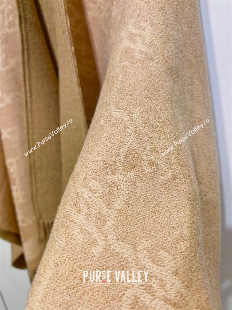 Fendi Wool Cashmere Cape F110719 Brown 2025 (A-25110719)